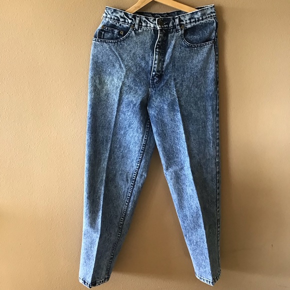 Vintage 1980s Acid Wash Jeans (Size 30) - Picture 4 of 5